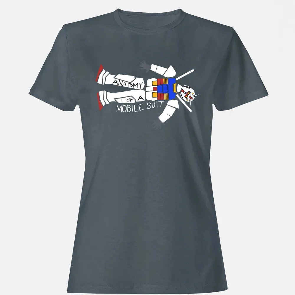Mobile Suit Anatomy Women's T-shirt - 3