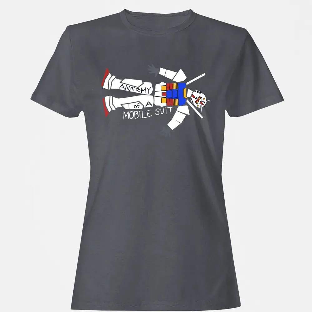 Mobile Suit Anatomy Women's T-shirt - 5