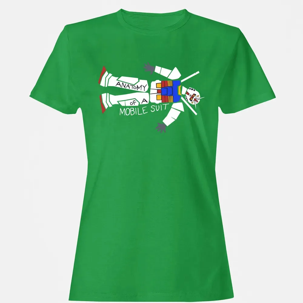 Mobile Suit Anatomy Women's T-shirt - 7