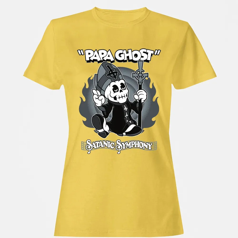 Papa Ghost Women's T-shirt - 4