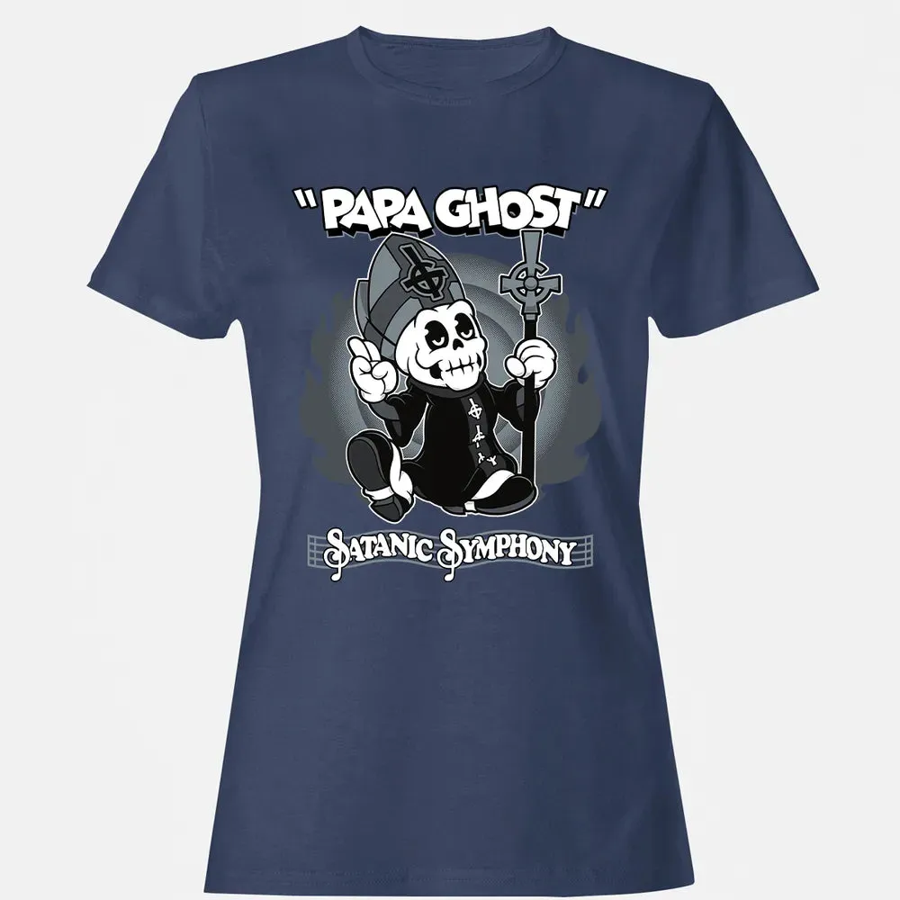 Papa Ghost Women's T-shirt - 10