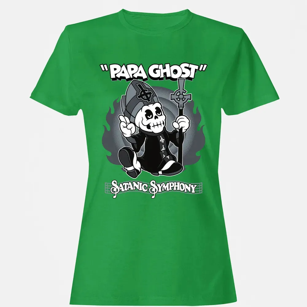 Papa Ghost Women's T-shirt - 7