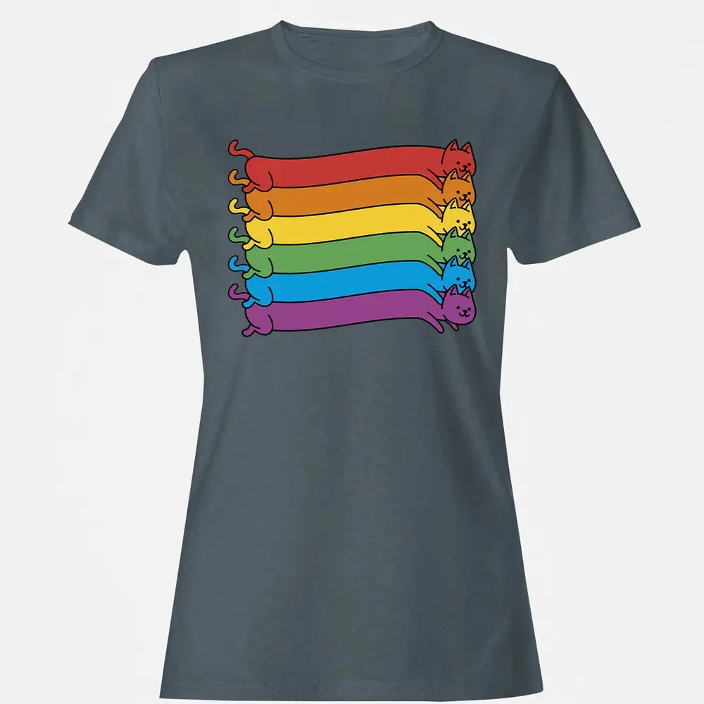 Rainbow Cats Pride Flag Women's T-shirt - 3