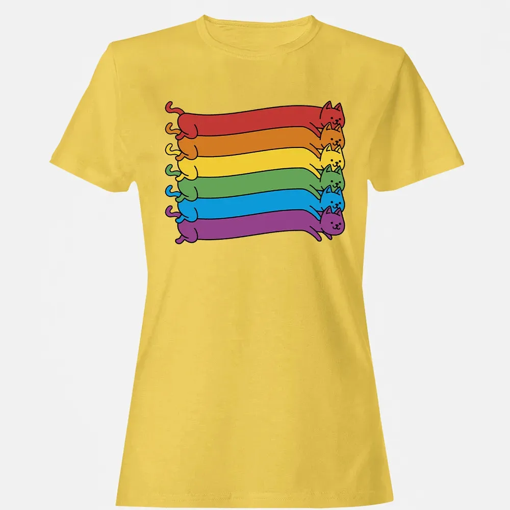 Rainbow Cats Pride Flag Women's T-shirt - 4