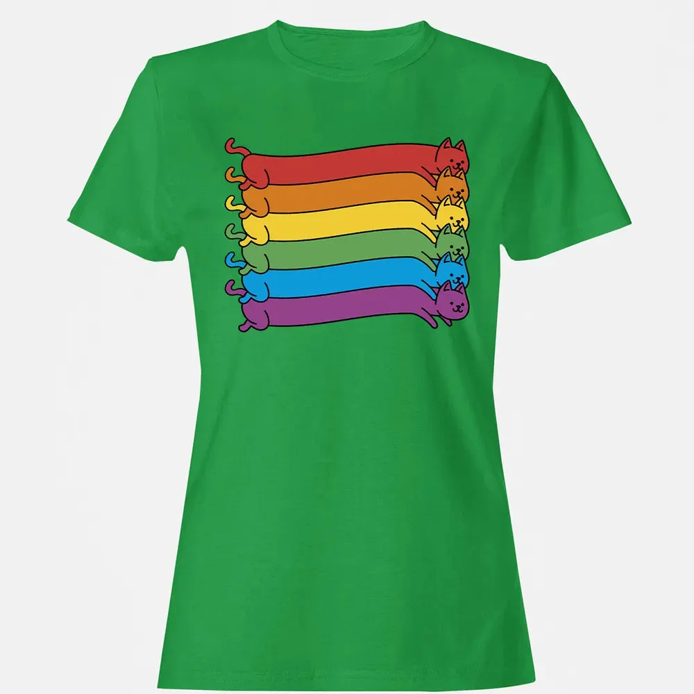 Rainbow Cats Pride Flag Women's T-shirt - 7