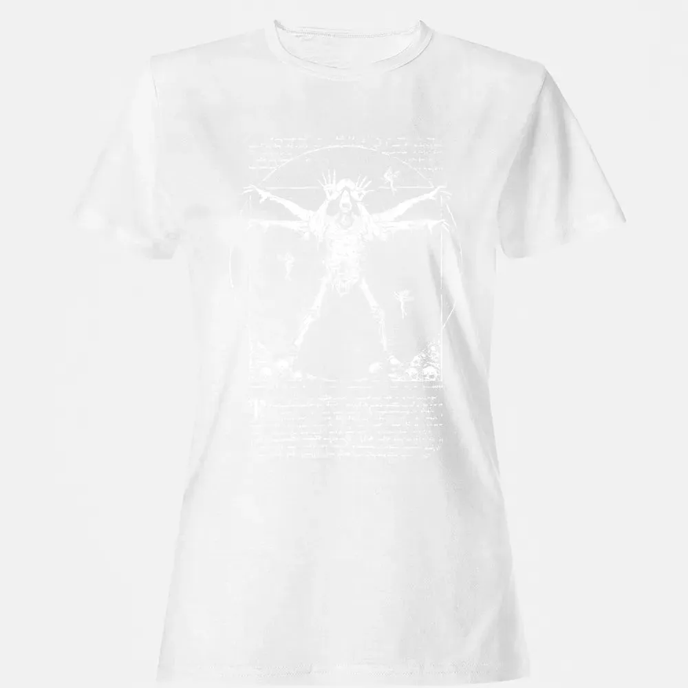 Vitruvian Pale Man Women's T-shirt - 16