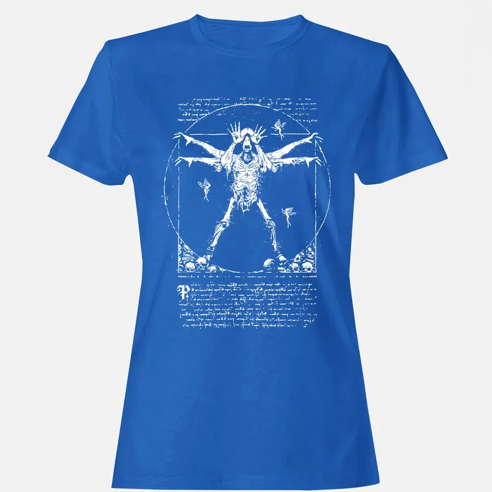 Vitruvian Pale Man Women's T-shirt - 14