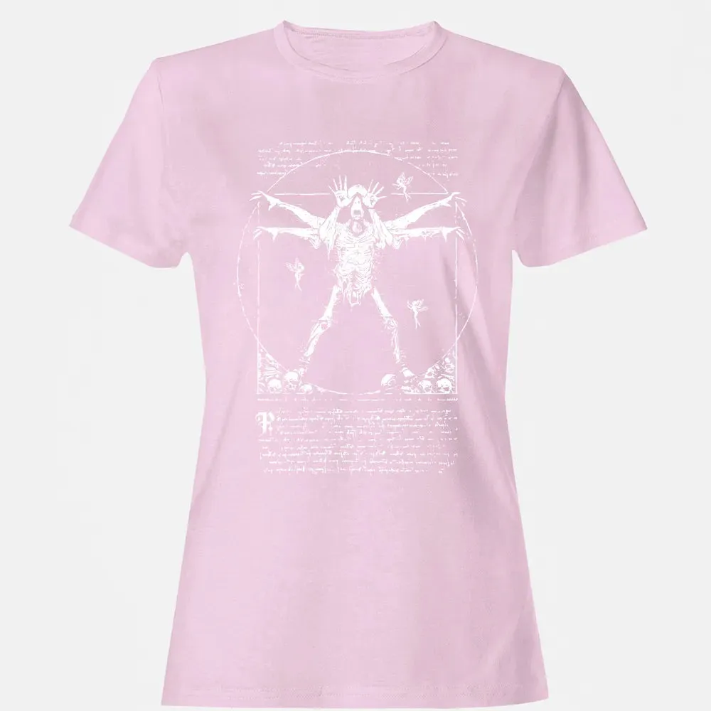 Vitruvian Pale Man Women's T-shirt - 9