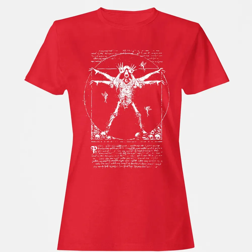 Vitruvian Pale Man Women's T-shirt - 13