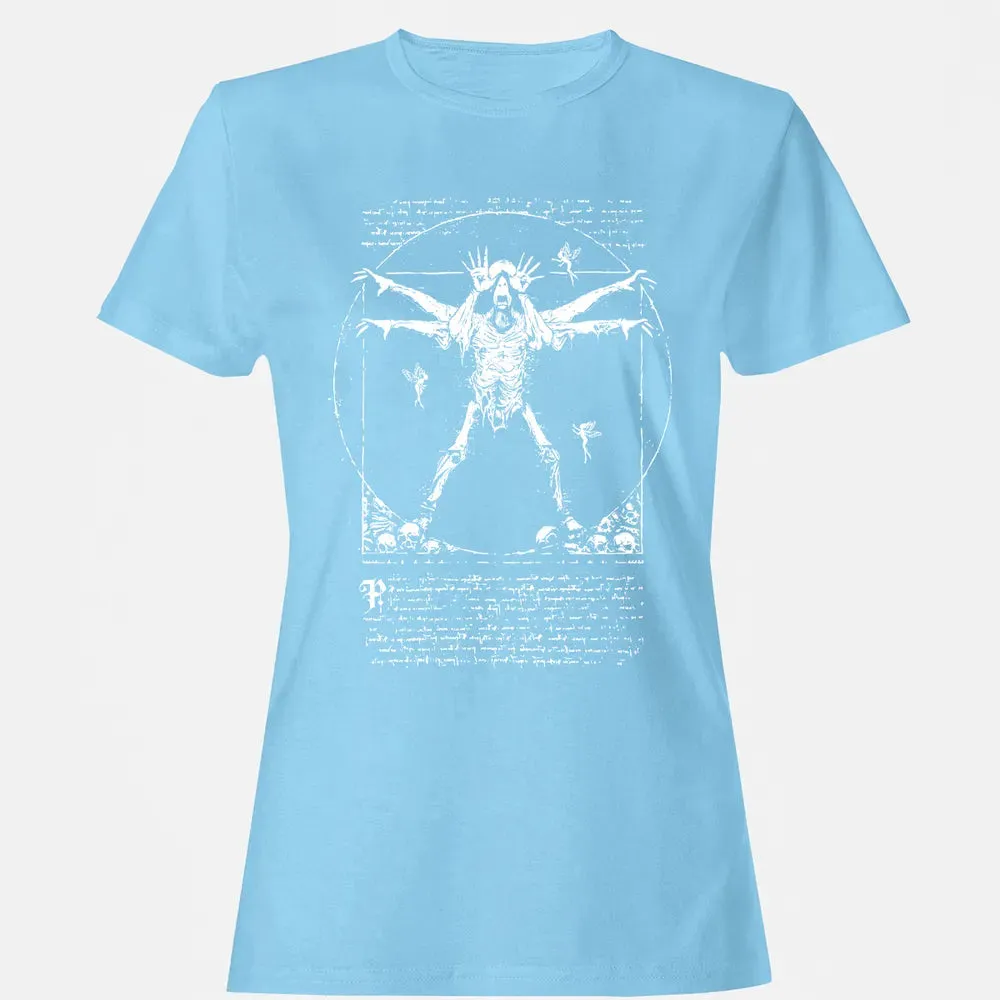 Vitruvian Pale Man Women's T-shirt - 8