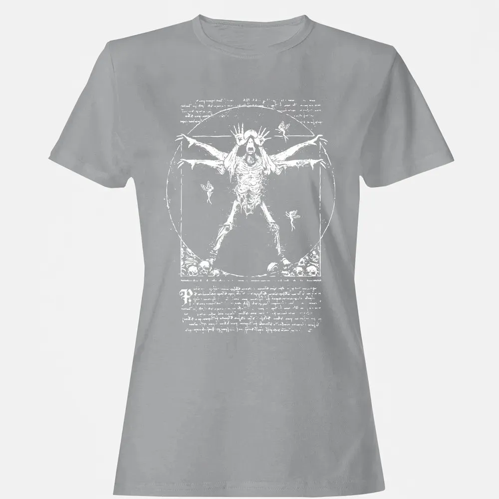 Vitruvian Pale Man Women's T-shirt - 15
