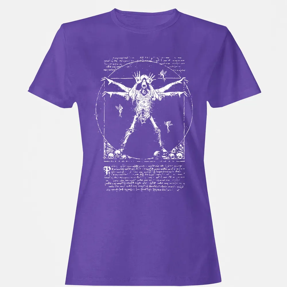 Vitruvian Pale Man Women's T-shirt - 12