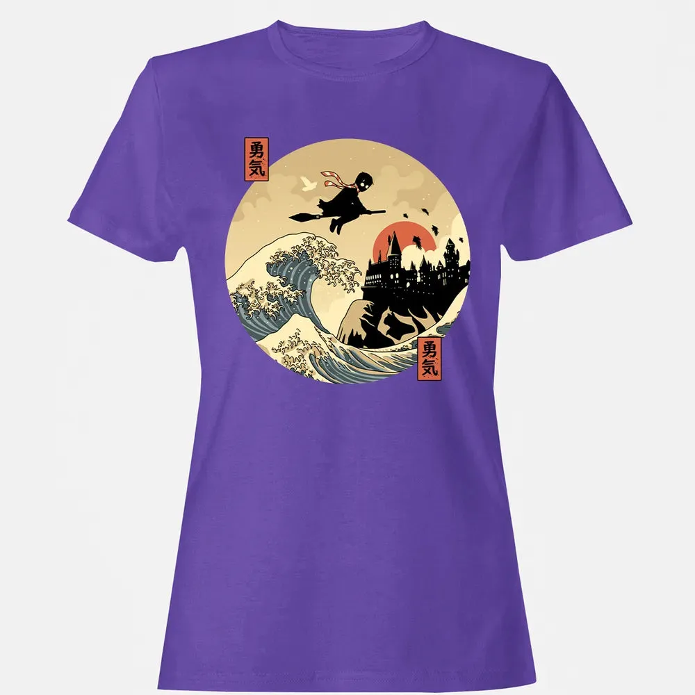 Flying On Great Wave Women's T-shirt - 12