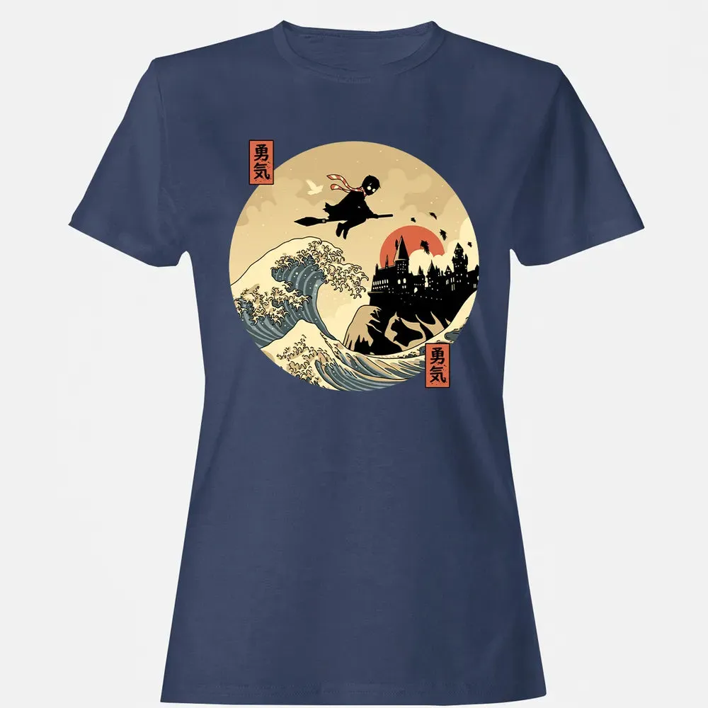 Flying On Great Wave Women's T-shirt - 10