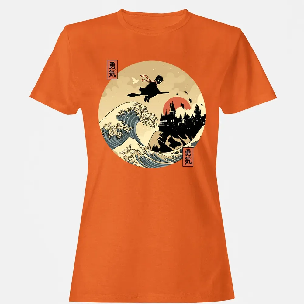Flying On Great Wave Women's T-shirt - 11