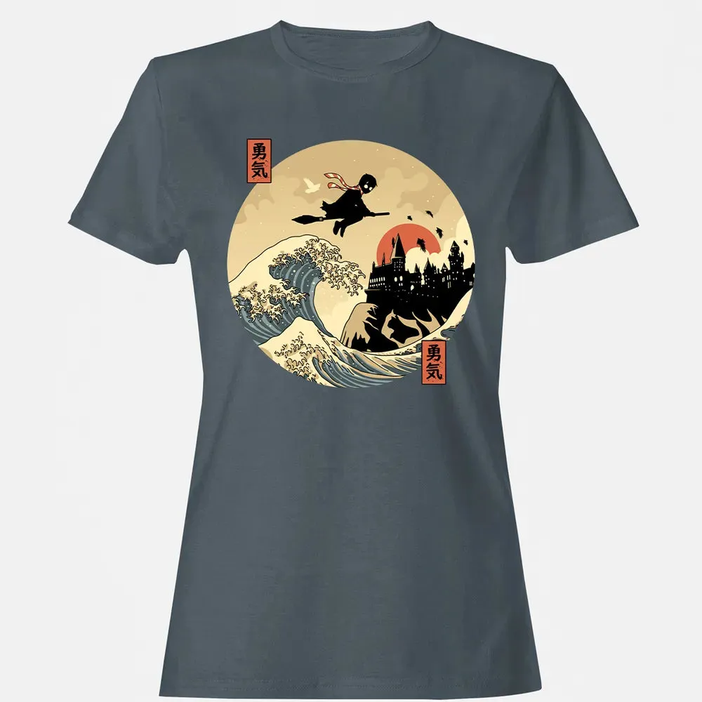 Flying On Great Wave Women's T-shirt - 3