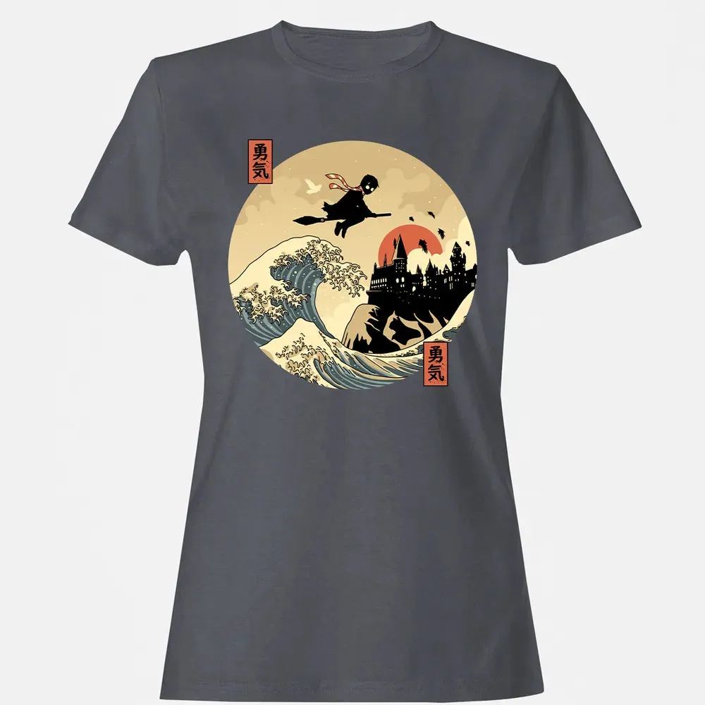 Flying On Great Wave Women's T-shirt - 5