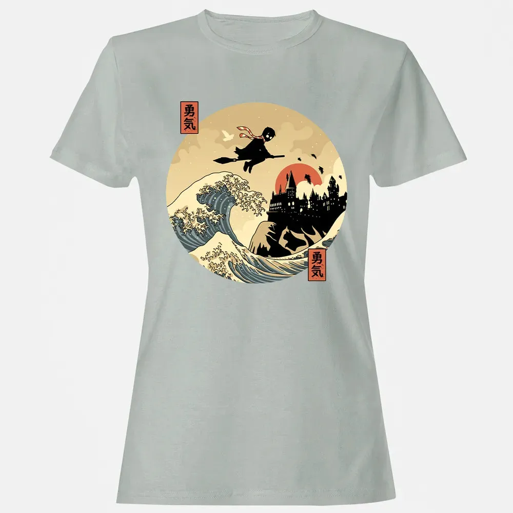 Flying On Great Wave Women's T-shirt - 2