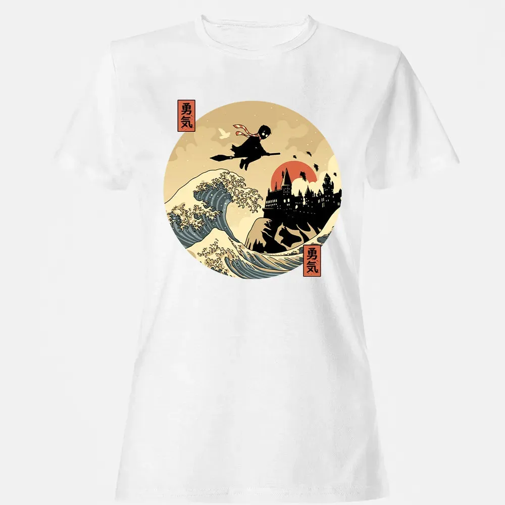 Flying On Great Wave Women's T-shirt - 16