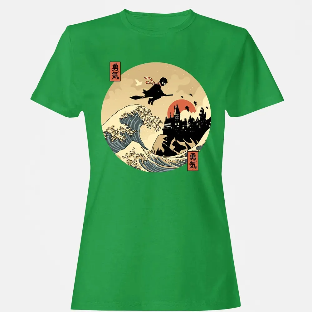 Flying On Great Wave Women's T-shirt - 7