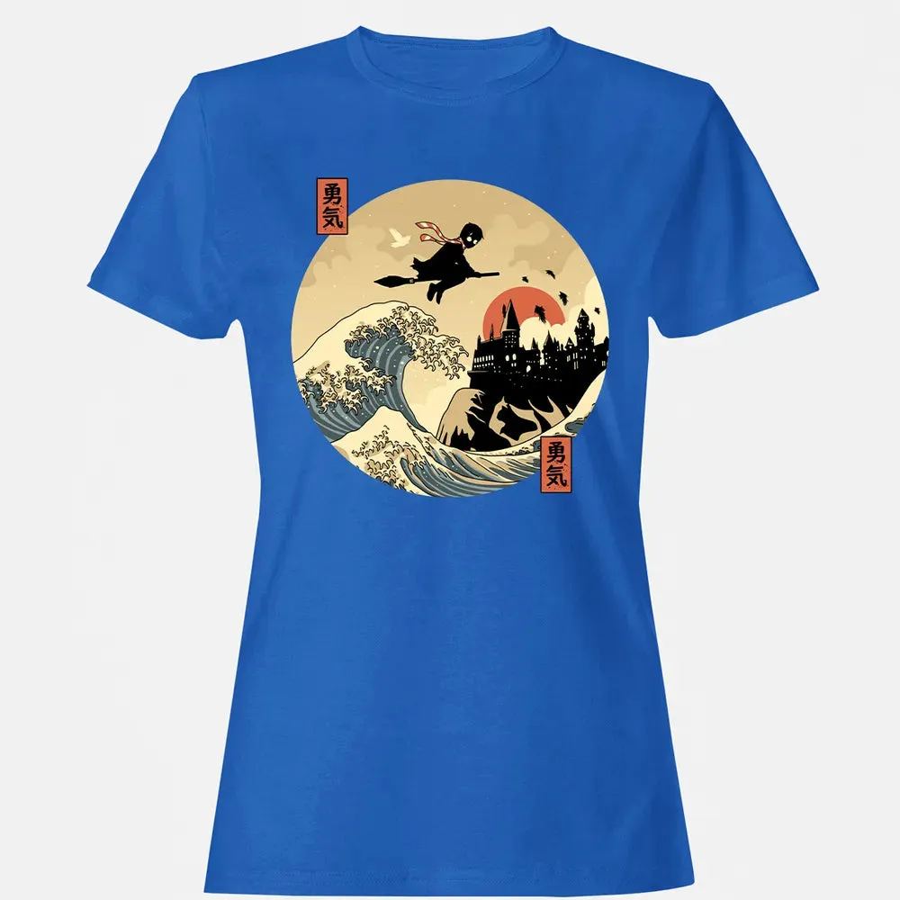 Flying On Great Wave Women's T-shirt - 14
