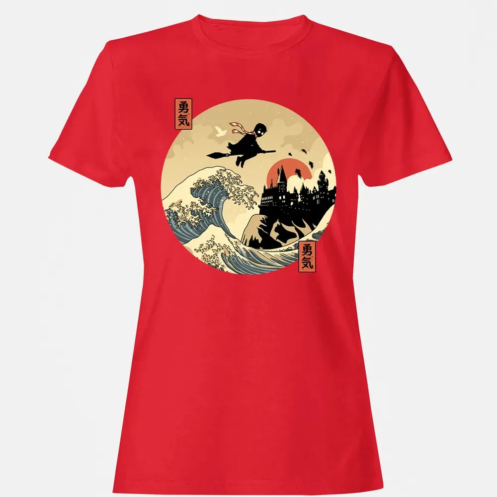 Flying On Great Wave Women's T-shirt - 13