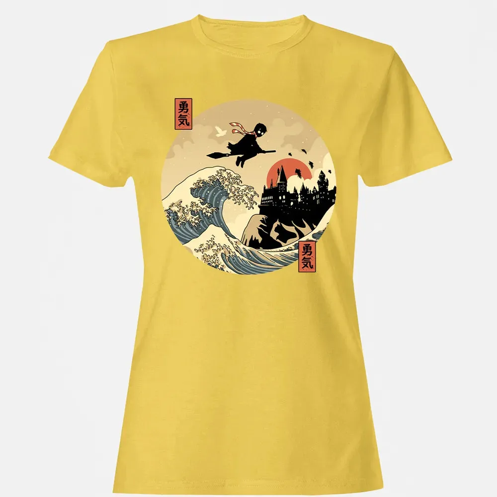 Flying On Great Wave Women's T-shirt - 4