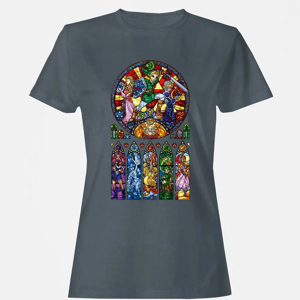 Zelda Stained Glass Women's T-shirt - 3