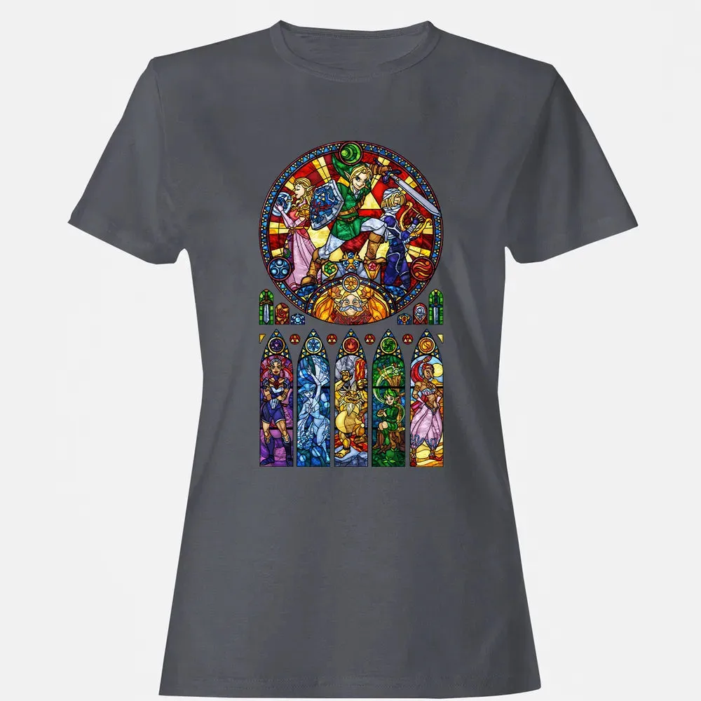 Zelda Stained Glass Women's T-shirt - 5