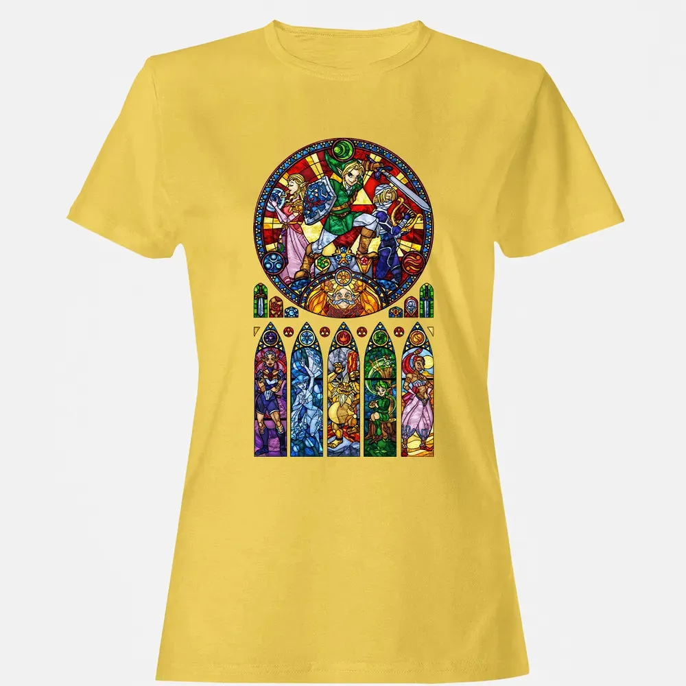 Zelda Stained Glass Women's T-shirt - 4