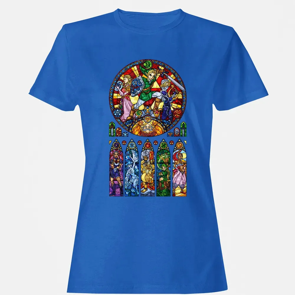 Zelda Stained Glass Women's T-shirt - 14