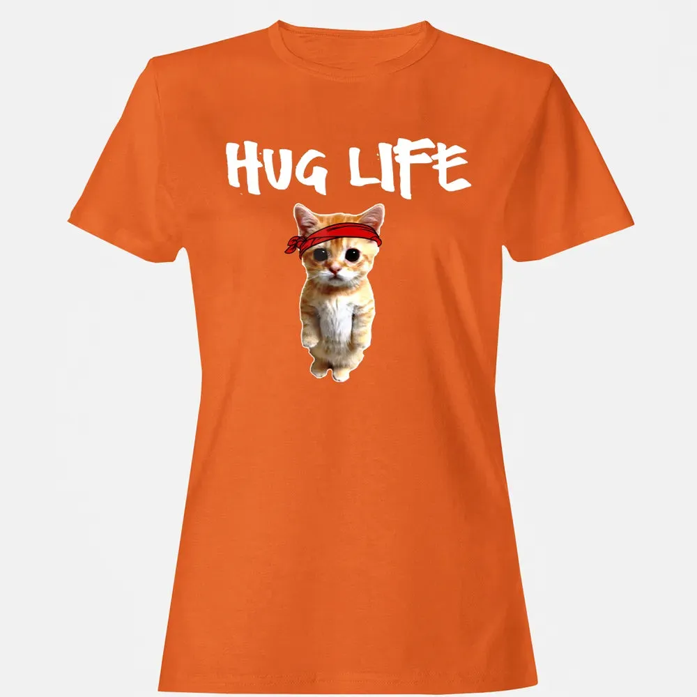 Hug Life    Funny awesome Cool cute cat kitten Women's T-shirt - 11