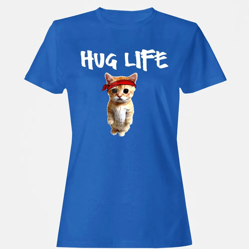 Hug Life    Funny awesome Cool cute cat kitten Women's T-shirt - 14