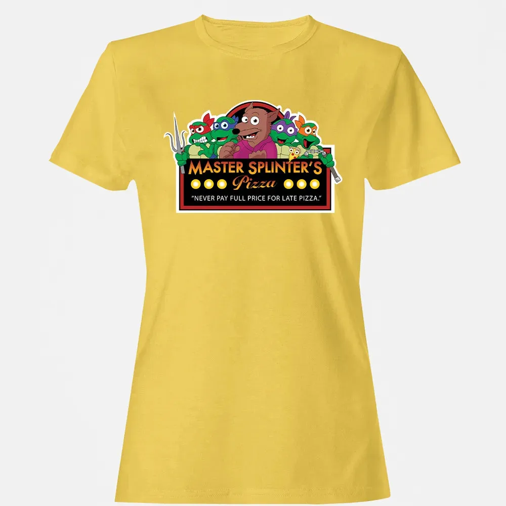 Master Splinter Pizza Women's T-shirt - 4