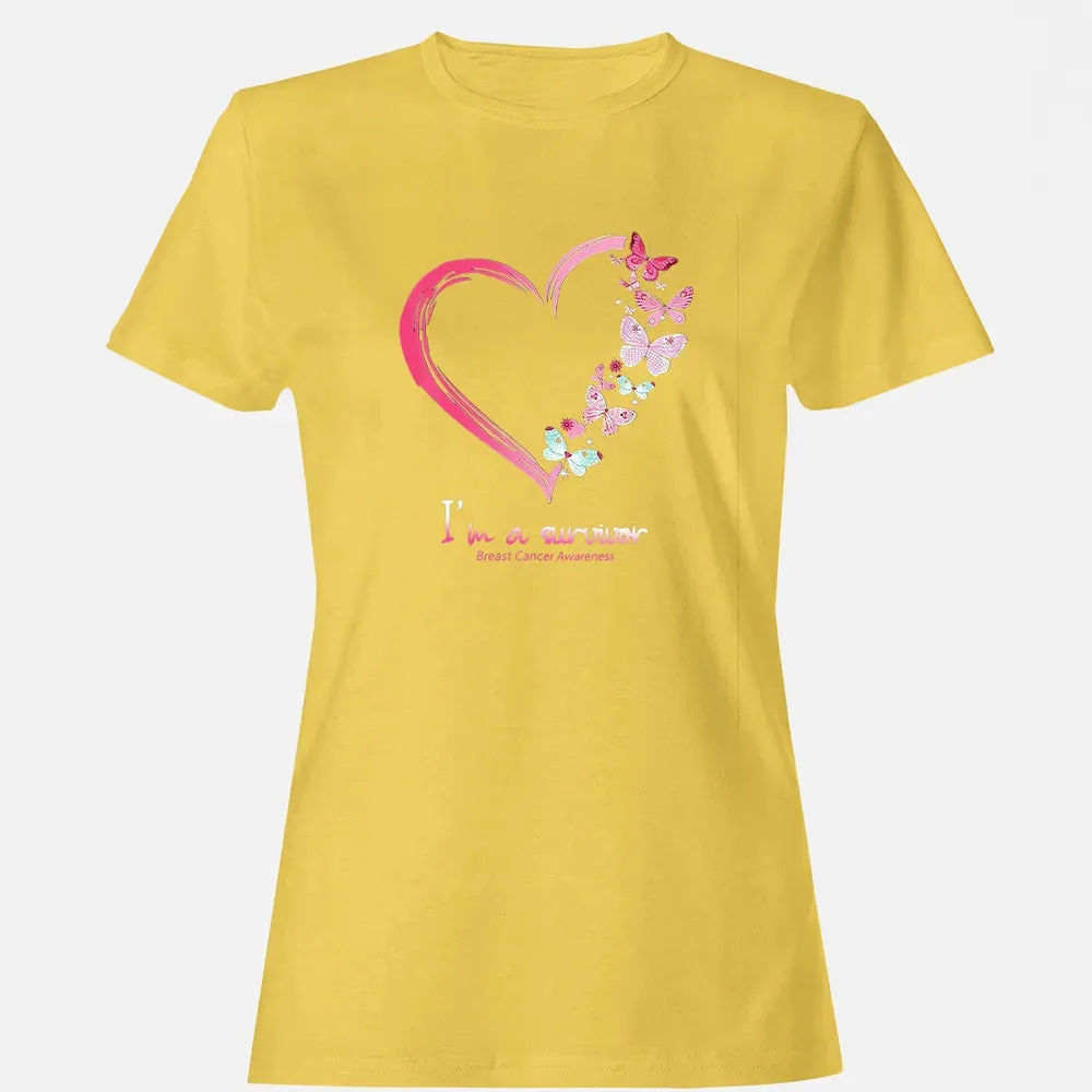 I'm A Survivor Breast Cancer Awareness Women's T-shirt - 4