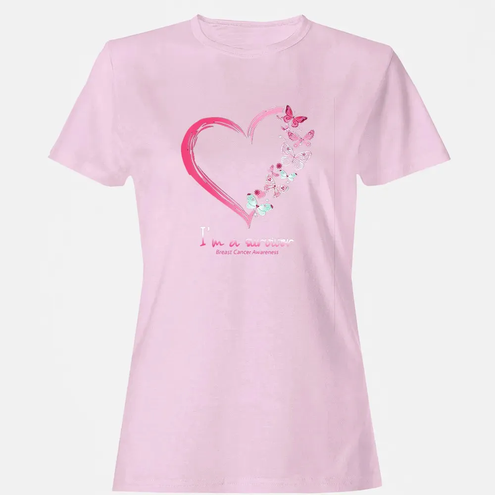I'm A Survivor Breast Cancer Awareness Women's T-shirt - 9