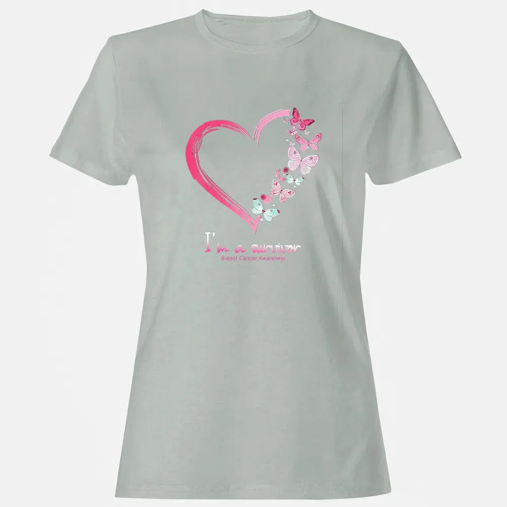 I'm A Survivor Breast Cancer Awareness Women's T-shirt - 2