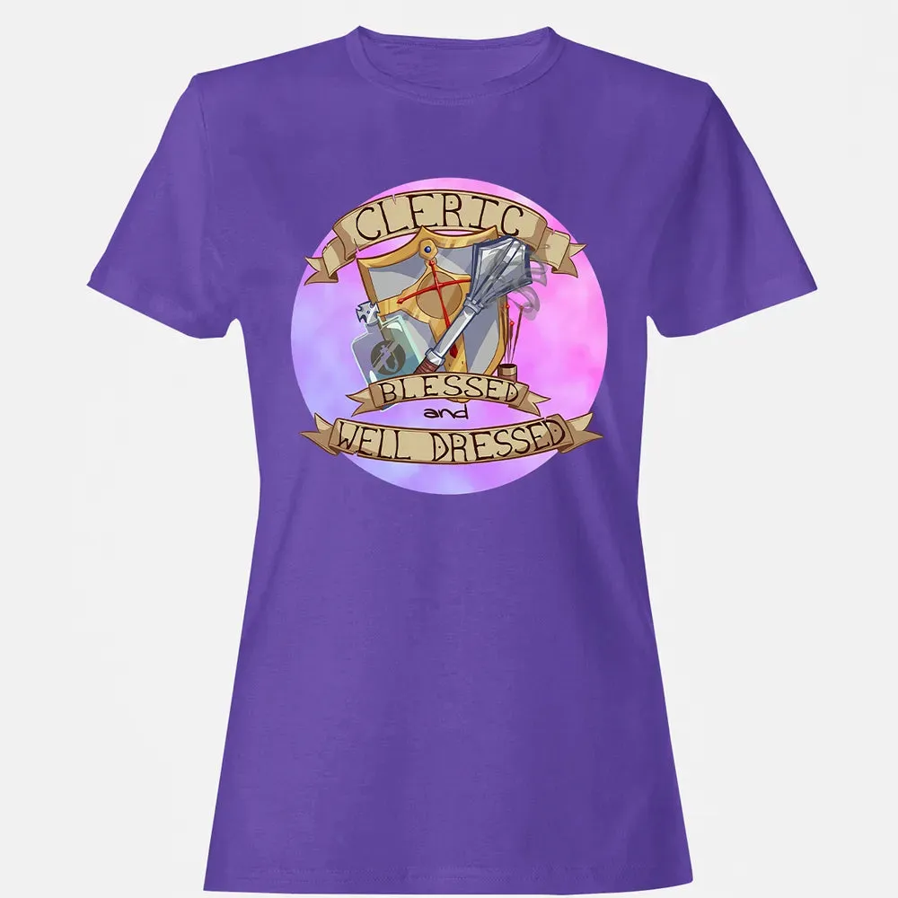 Cleric   Blessed and Well Dressed Women's T-shirt - 11