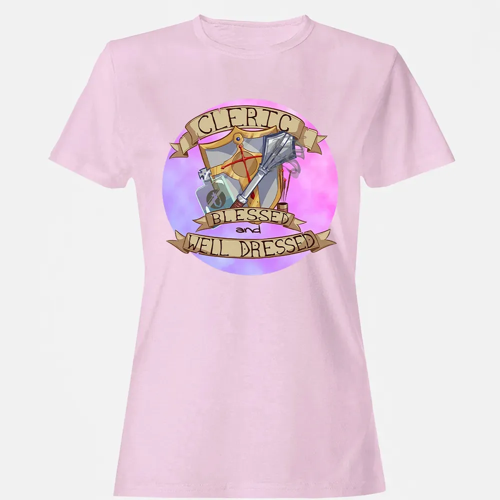 Cleric   Blessed and Well Dressed Women's T-shirt - 8