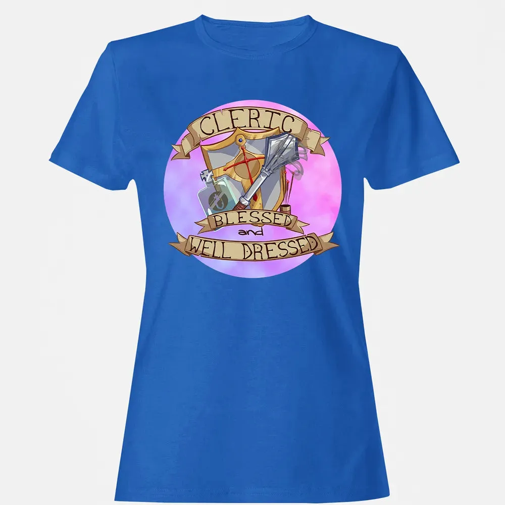 Cleric   Blessed and Well Dressed Women's T-shirt - 13
