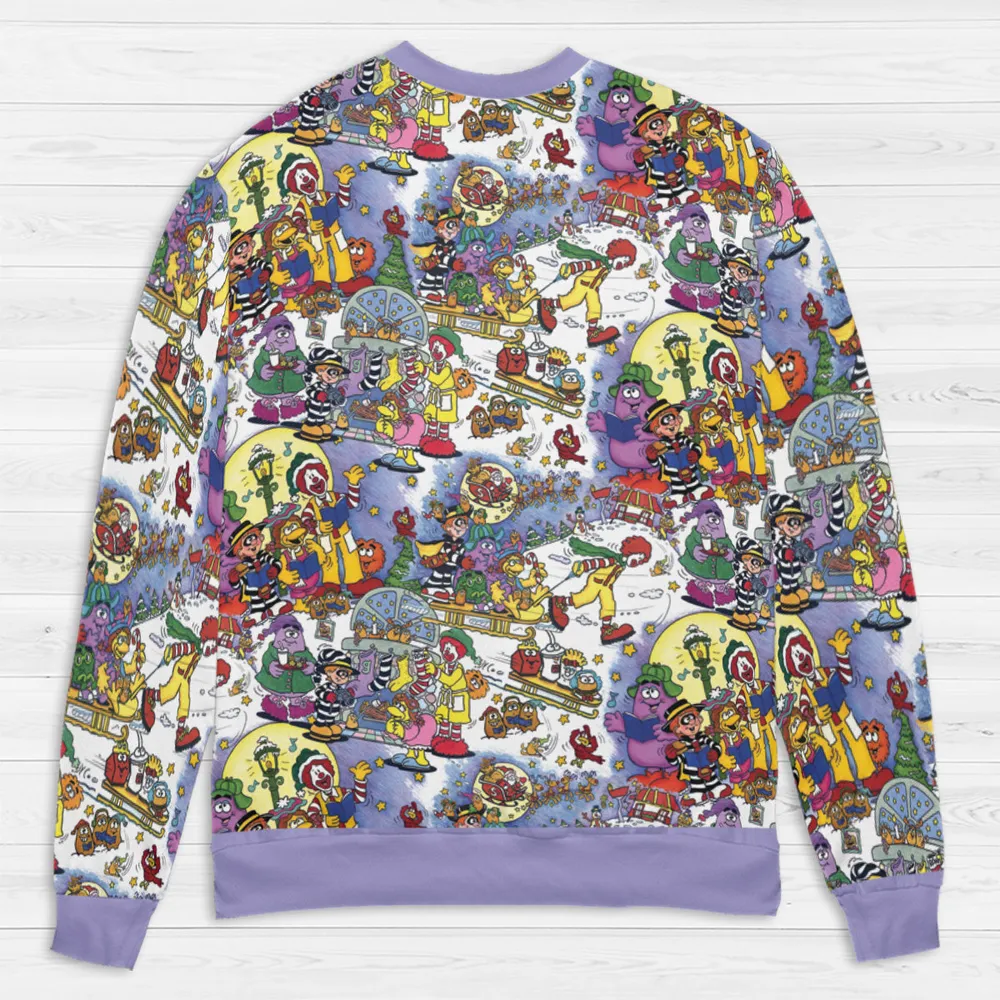 Winterfest Mcdonaldland All-over Print Sweatshirt - 4