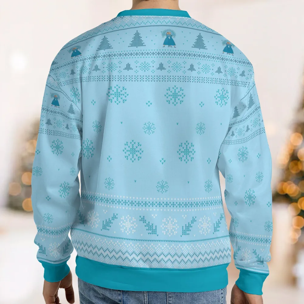 Sister Sister White Christmas Ugly Christmas Sweatshirt - 2