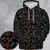 Floral Dice All-over Print Hoodie - 1