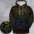 RPG Rainbow Pattern All-over Print Hoodie - 1