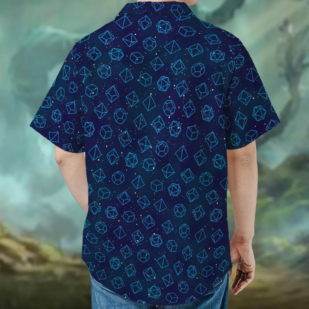 Blue Dice Set Hawaiian Shirt - 3
