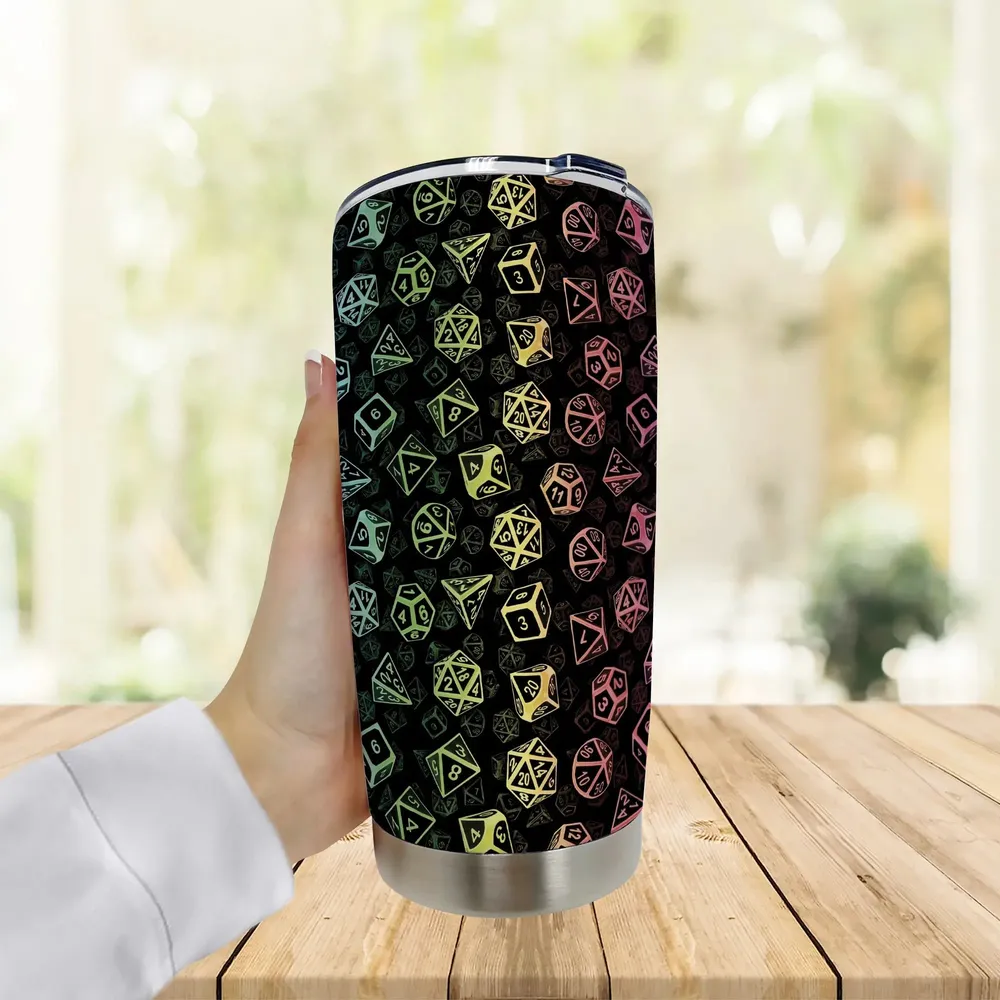 Classic Rainbow Dice Tumbler - 2