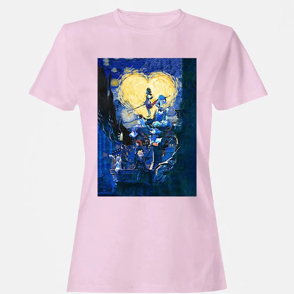 KDHearts Starry Night Women's T-shirt - 9