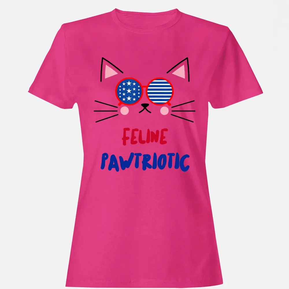 Feline Pawtriotic Women's T-shirt - 6
