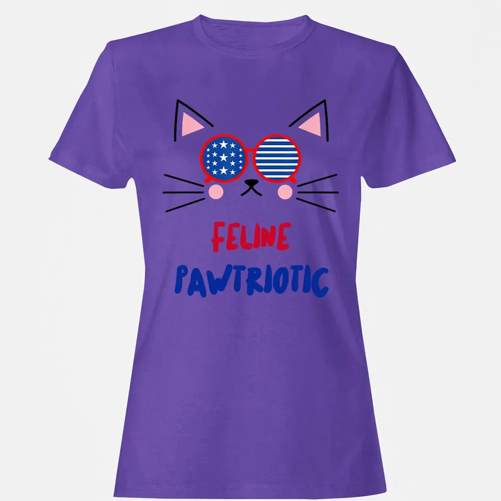 Feline Pawtriotic Women's T-shirt - 12