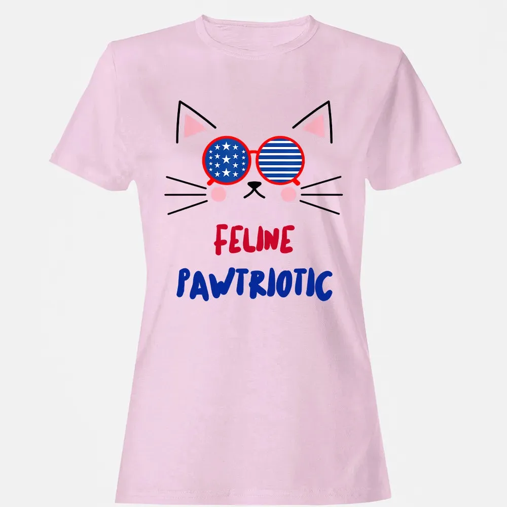 Feline Pawtriotic Women's T-shirt - 9